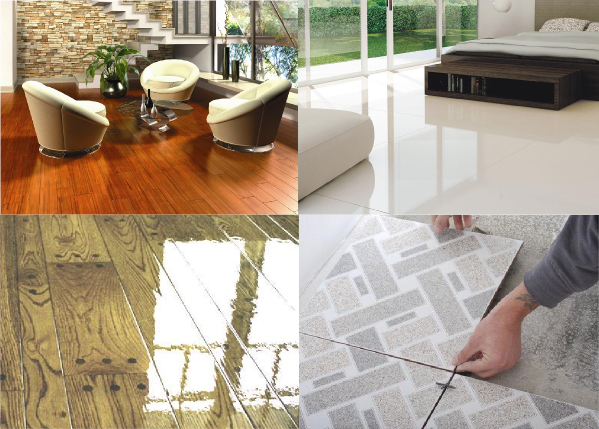 Tipos de pisos: Cerâmicos, porcelanato, laminados, PVC e etc???